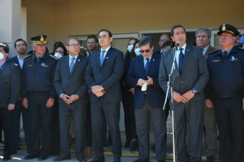 Valdés inauguró nueva Comisaría en el Dr. Montaña e instó a la fuerza policial a brindar el mejor servicio para la comunidad
