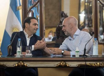 Gustavo Valdés y Horacio Rodríguez Larreta firmaron convenio marco de colaboración recíproca