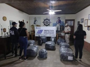 Prefectura secuestró más de 110 kilos de marihuana en Itatí