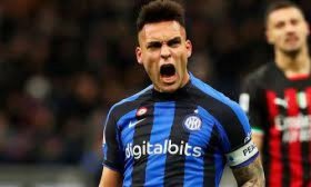 El gol de Lautaro Mart�nez para el triunfo del Inter ante Milan en el cl�sico