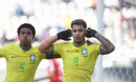 Brasil gole� a T�nez 4 a 1 en La Plata y jugar� los cuartos de final del Sub 20 contra Israel