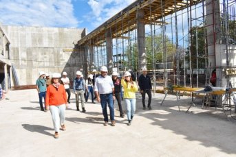 La Provincia construye con buen ritmo el nuevo edificio del Instituto Oncológico de Corrientes