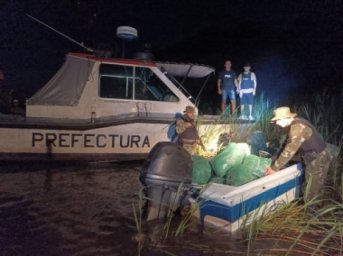 Prefectura secuestró un cargamento de 320 kilos de marihuana en Corrientes